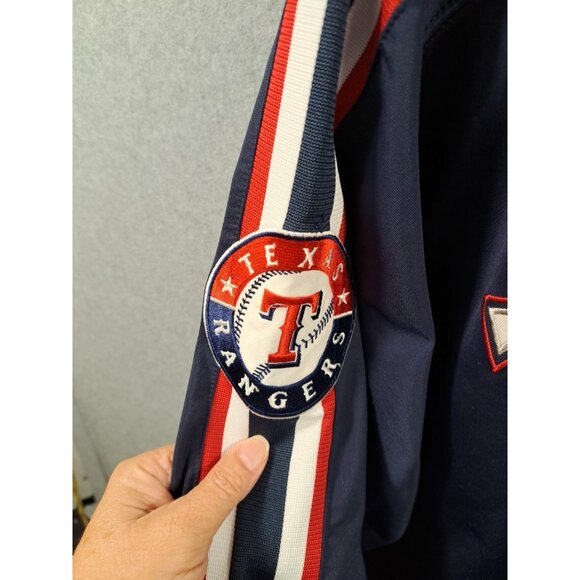Stitches MLB Texas Rangers Jacket Mens 2XL Gen Merch Full Zip Applique 96127 - Picture 5 of 11